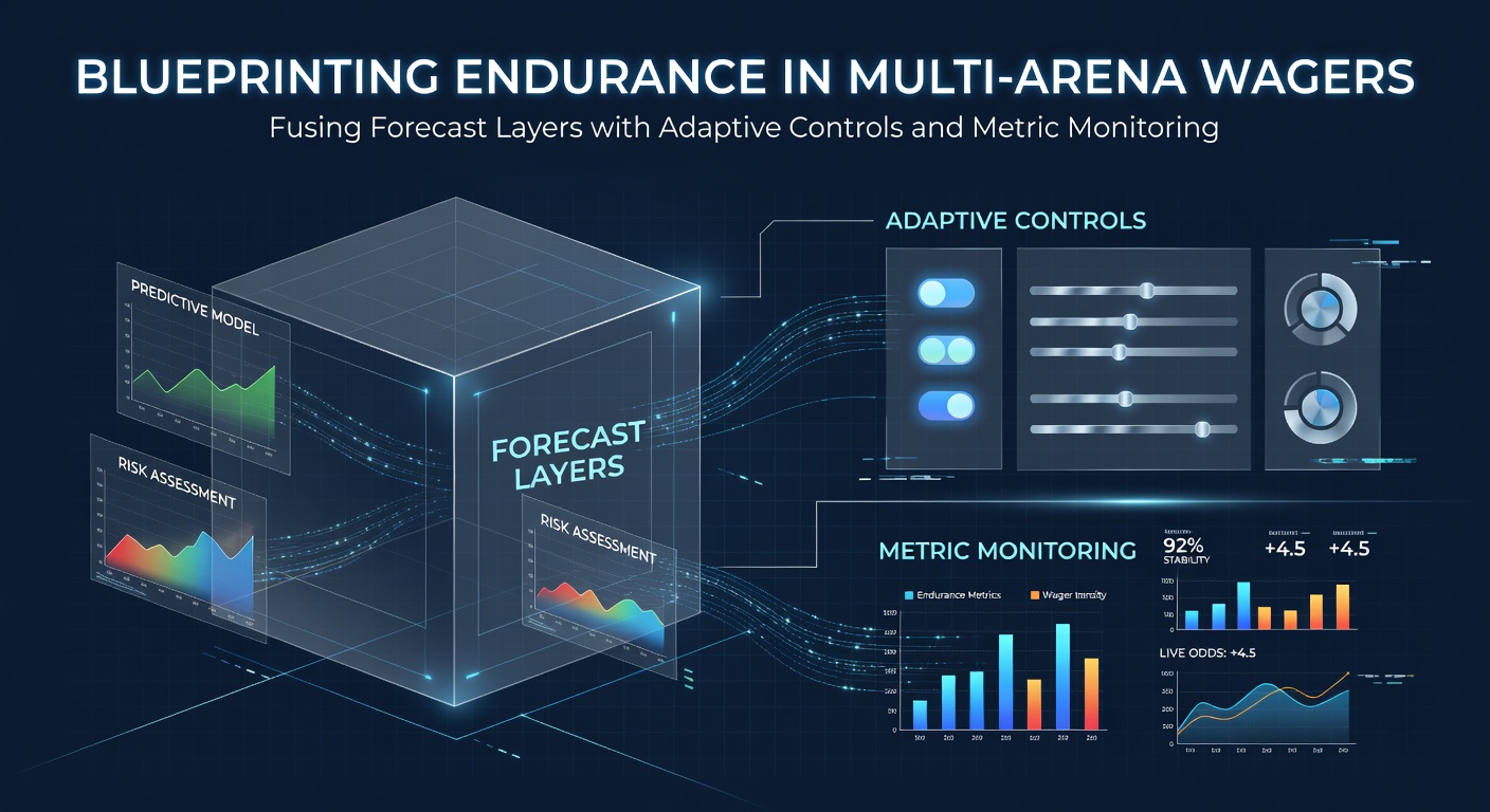 Diagram showing layered forecast models integrated with adaptive controls across football, tennis, and horse racing arenas
