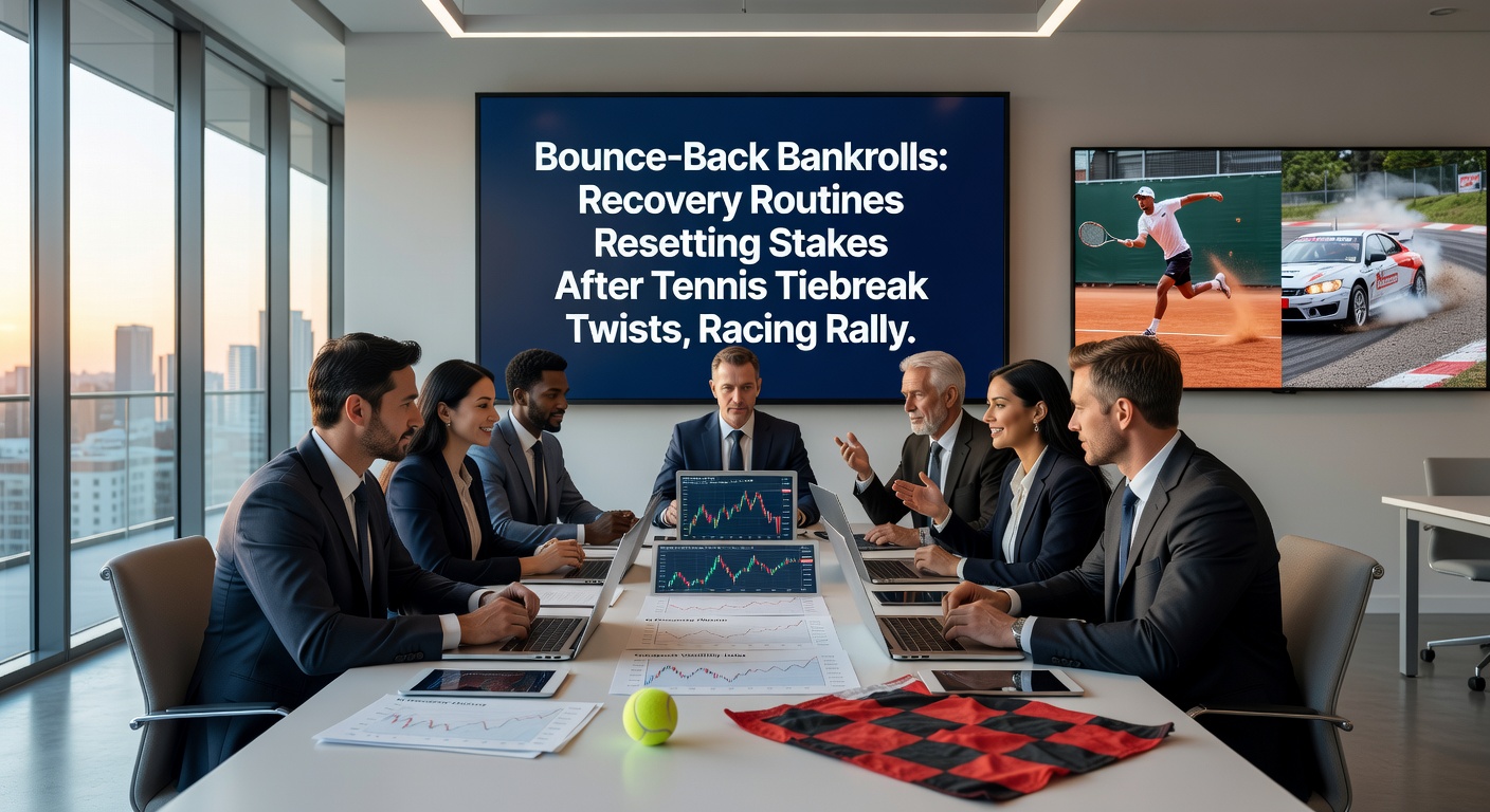 Tennis player in intense tiebreak action on clay court, highlighting momentum shift moment