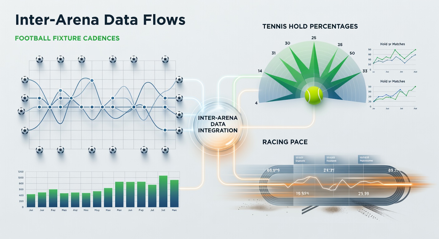 Diagram illustrating layered multi-bet architecture built from combined football, tennis, and racing data inputs
