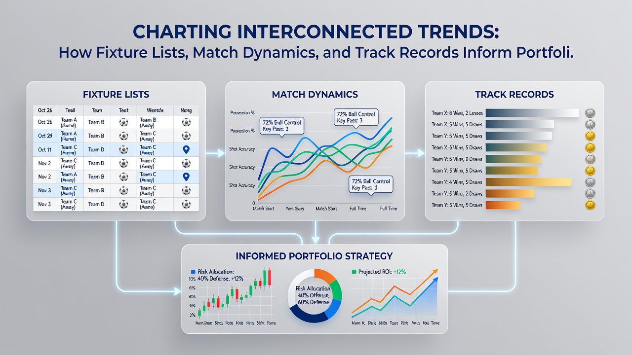 Live match dynamics and historical track records displayed on betting analytics dashboards with diversification metrics