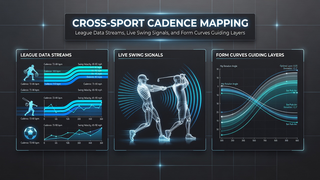 Layered selection framework diagram illustrating synchronized cadence mapping across football, tennis, and horse racing inputs