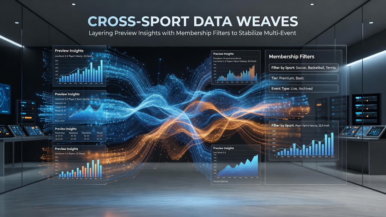 Dashboard interface displaying real-time membership filter adjustments applied to cross-sport accumulator selections