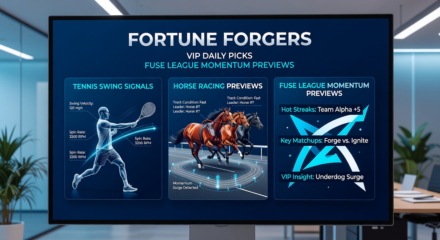 Heat map overlay of horse racing tracks merging with tennis swing trajectories and league momentum arrows for a comprehensive betting strategy view