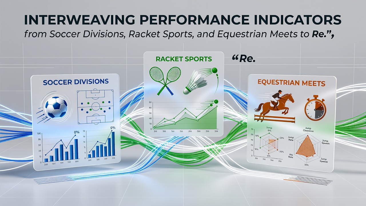Analysts reviewing layered performance indicators across soccer, tennis, and horse racing datasets on multiple screens